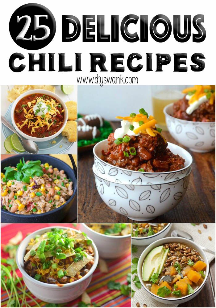 25 Delicious Chili Recipes - Swanky Design Co.